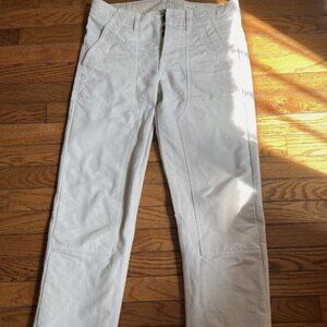 Imogene + Willie Hencye Canvas Workpant Double knee, Natural, Size 28